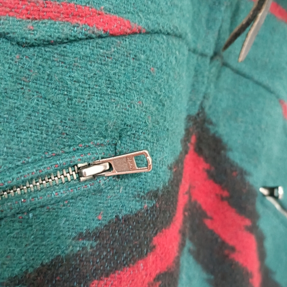 Ralph Lauren Country  southwest Aztec women's jacket wool blend sz L USA RARE - Picture 7 of 15